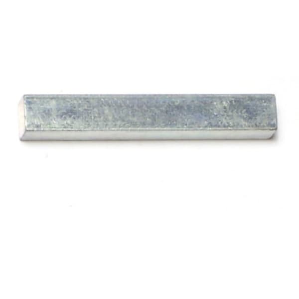 Midwest Fastener Machine Key Machine Key, Square End, Steel, Zinc, 1-1/2 in L, 5/32 in Sq, 10 PK 62624 - main